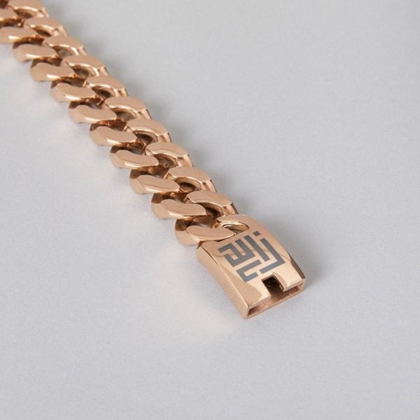 Unlock Bold Masculinity: ZLCOPENHAGEN's Rose Gold Bracelet