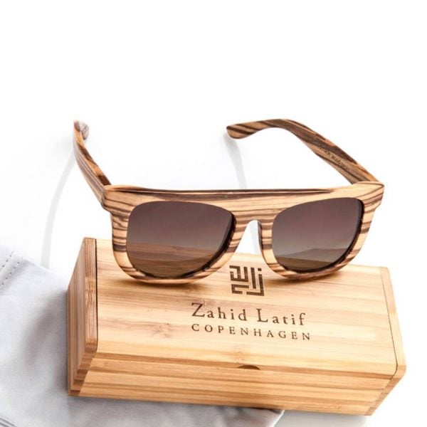 sunglasses zebra wood