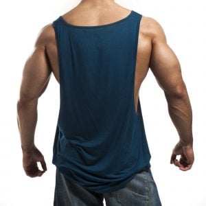 Tank top mænd i grøn-blå farve – ZLCOPENHAGEN træningstøj