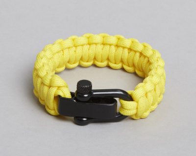 Yellow black bracelet by ZLC.