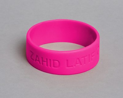 pink charity bracelet