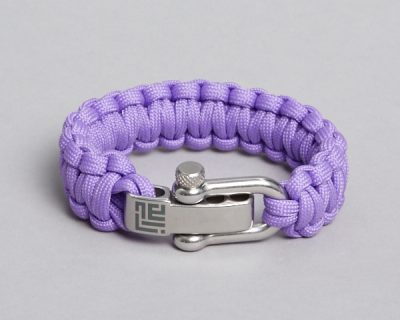 Sultry Lavender Paracord Bracelet by ZLC - A seductive accessory for the modern man