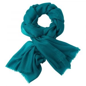 pashmina petrol blue colour by Zlcopenhagen