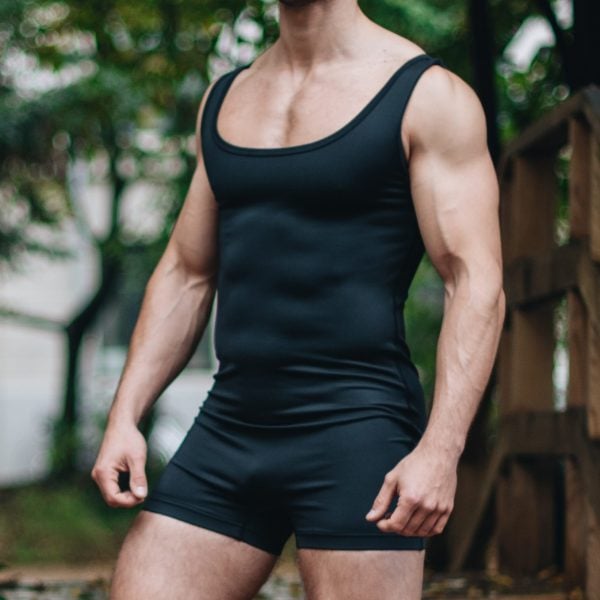 Strong Man Suit Singlet | Baselayer Wrestling Style | Running, Gym, Beach