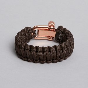 Brown Rasa gold Paracord Bracelet