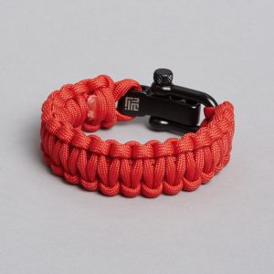 Kræftens Bekæmpelse | Vladimir Armbånd | Lavet af faldskærmssnor i rød farve | Sælges til fordel for Støt Testikel kræft og kræft forskning
