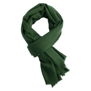 Army green pashmina shawl