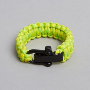 yellow green black bracelet