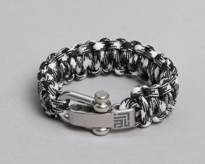ZEBRA SPORTS PARACORD SILVER LOCK