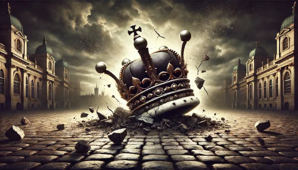 Knust krone som symbol på ytringsfrihed, embedsmisbrug og selektiv satire mod vestlige symboler