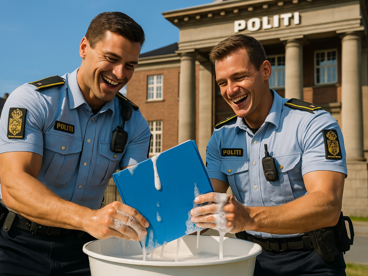 POLITIET VASKER SAGER OG I KRISE – SKYLLEMIDDEL?