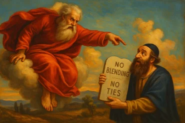 Hykleri bliver helligt, når man kalder sig udvalgt – og forlanger, at andre aldrig må stille spørgsmål.