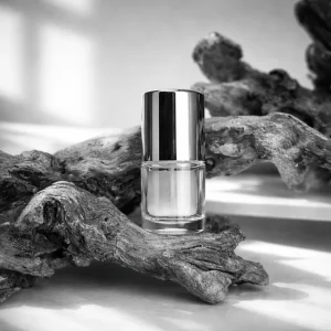 Tobacco Gold Perfume Oil Minimal Bottle Black and White